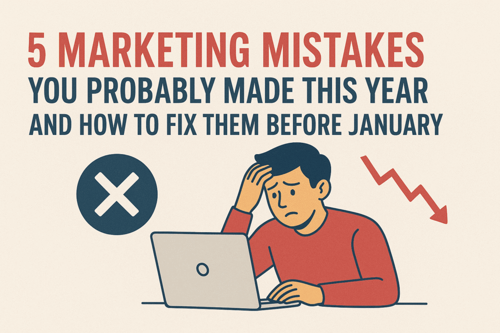 5 Marketing Mistakes You Probably Made This Year And How to Fix Them Before January_Moonstone Digital